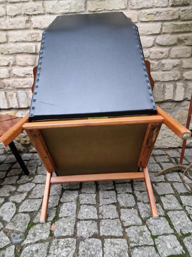 Vintažinis mid century autorinis fotelis - nuotraukos Nr. 26