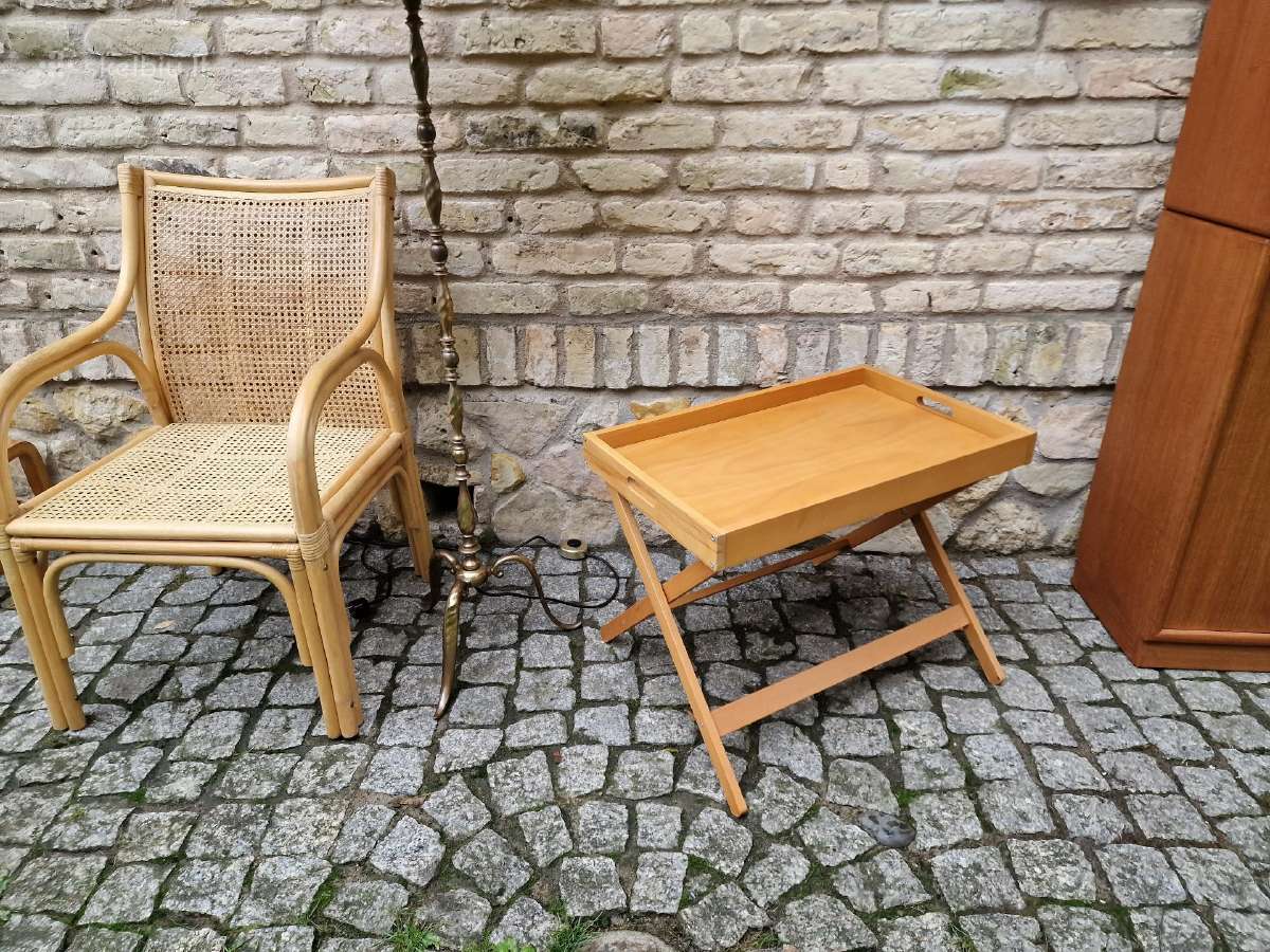 Vintažinis mid century serviravimo staliukas - nuotraukos Nr. 8