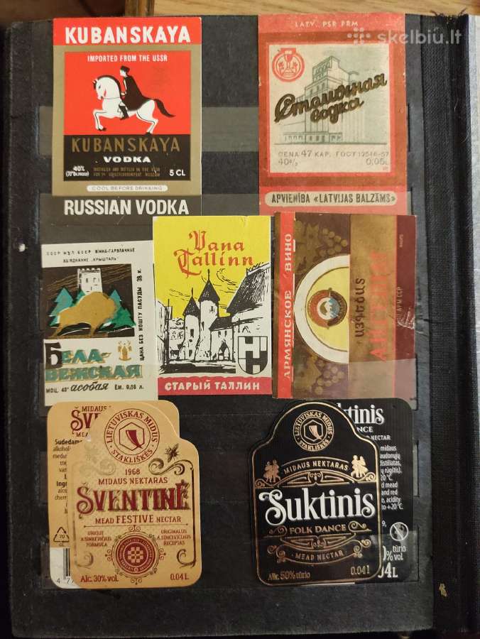 Senos alkoholio etiketės mini - nuotraukos Nr. 13