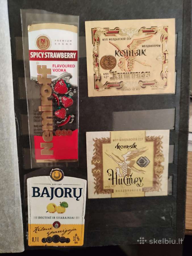 Senos alkoholio etiketės mini - nuotraukos Nr. 14