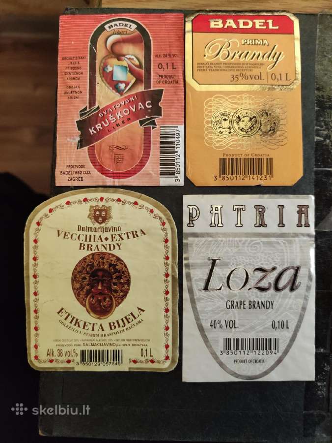 Senos alkoholio etiketės mini - nuotraukos Nr. 15