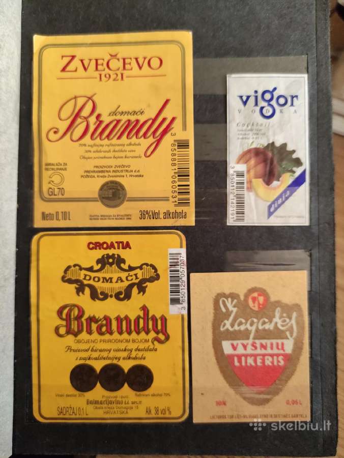 Senos alkoholio etiketės mini - nuotraukos Nr. 17