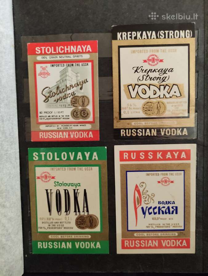 Senos alkoholio etiketės mini - nuotraukos Nr. 18
