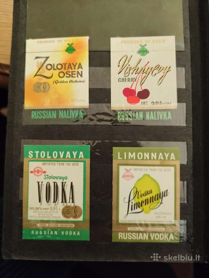 Senos alkoholio etiketės mini - nuotraukos Nr. 19