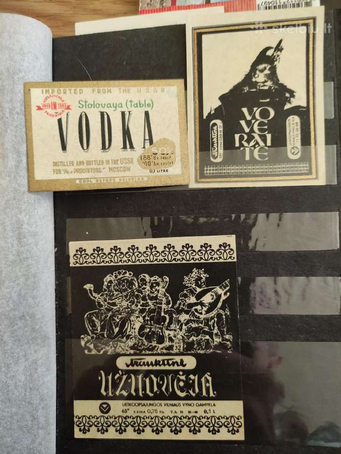 Senos alkoholio etiketės mini - nuotraukos Nr. 21