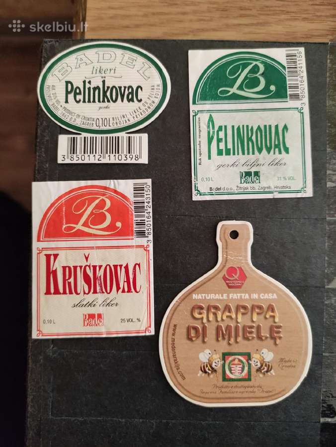 Senos alkoholio etiketės mini - nuotraukos Nr. 22