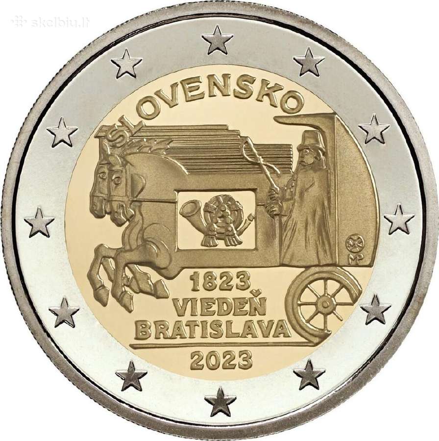 2 eurų Slovakijos Unc proginės monetos - nuotraukos Nr. 6