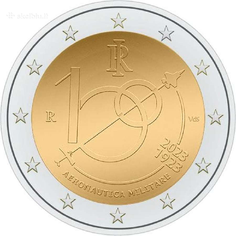 2 eurų Italijos Unc proginės monetos - nuotraukos Nr. 8