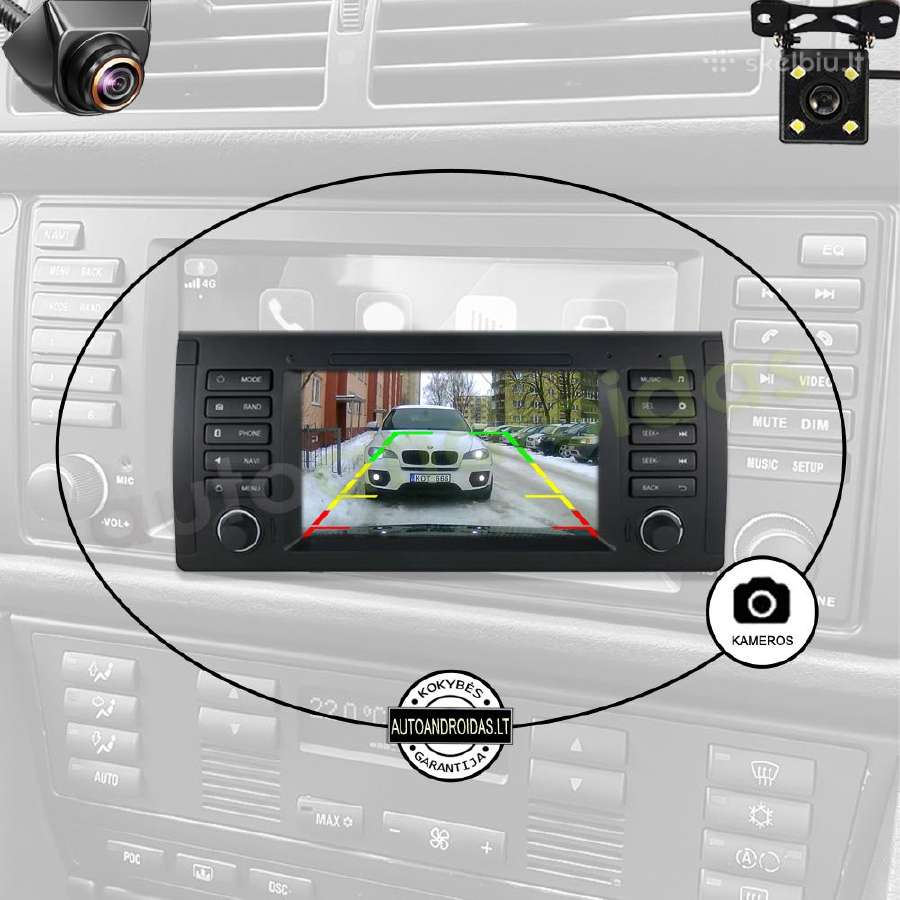 Bmw 5 E39 X5 E53 1995-06 Android multimedia GPS - nuotraukos Nr. 7