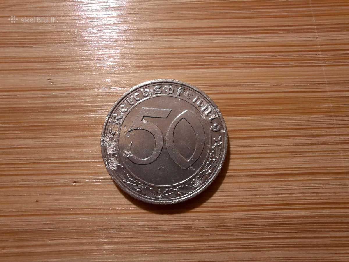 50 reichspfennig 1939 A - Vokietija