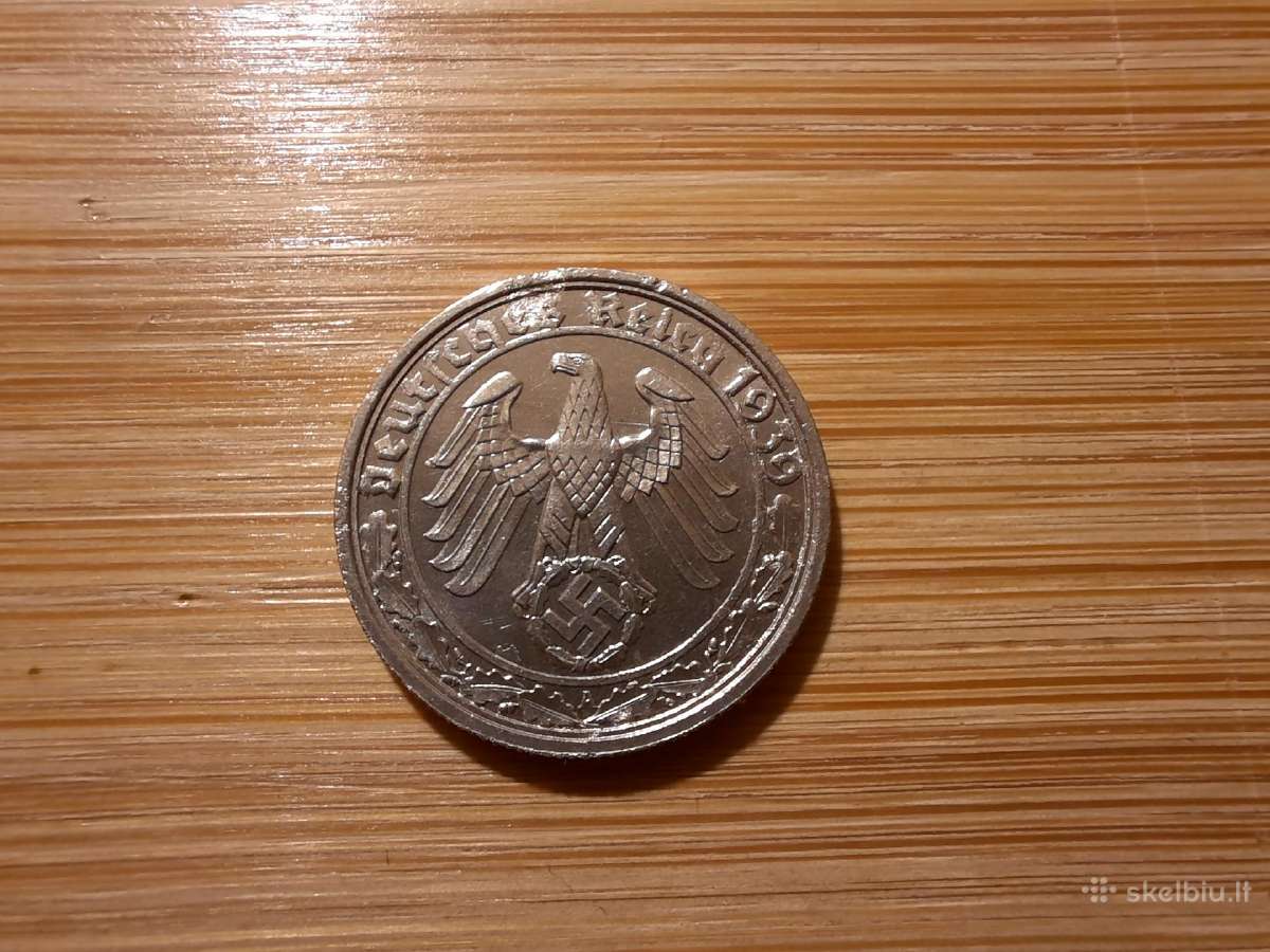 50 reichspfennig 1939 A - Vokietija - nuotraukos Nr. 3