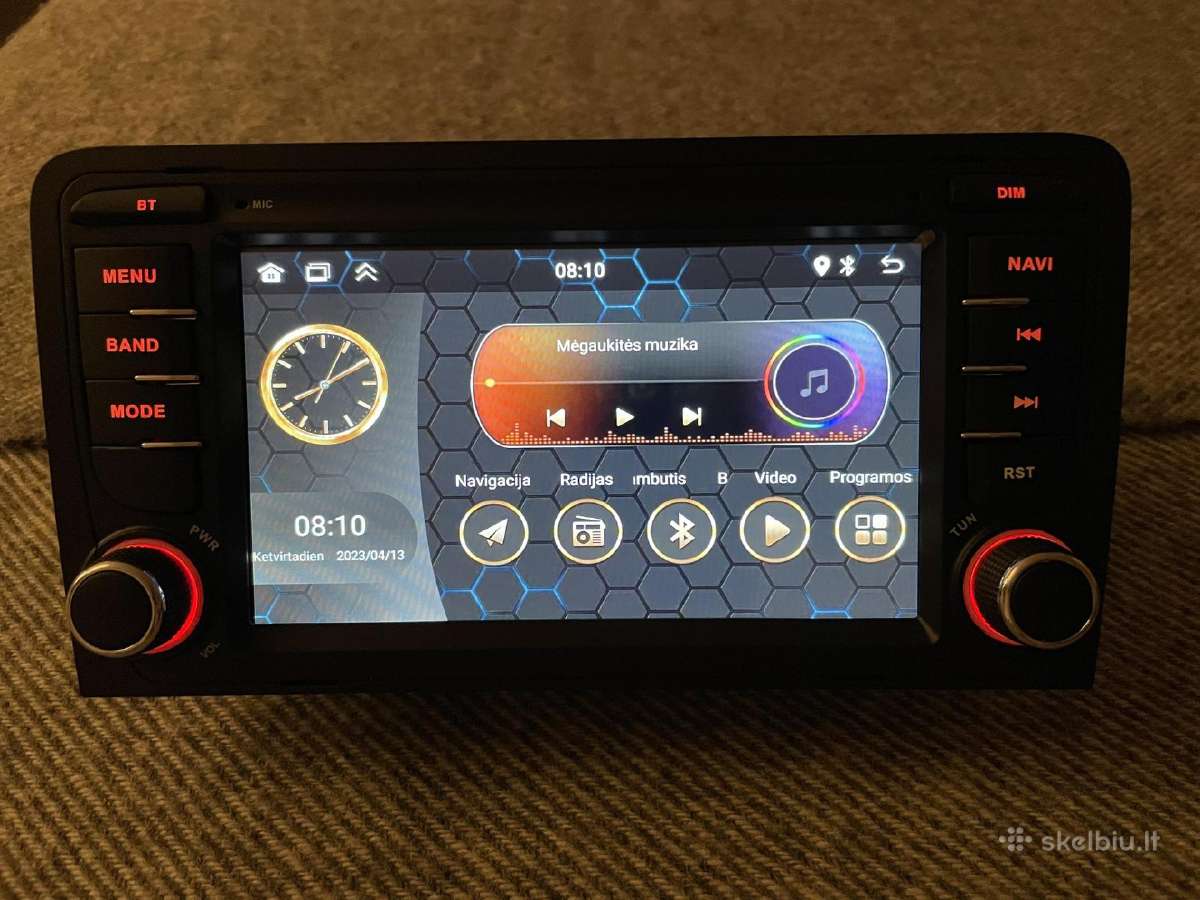 Audi A3 Android Multimedia 2003-2011 carplay - nuotraukos Nr. 3