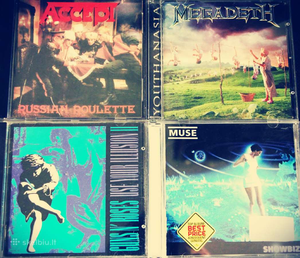 Metalo ir roko CD