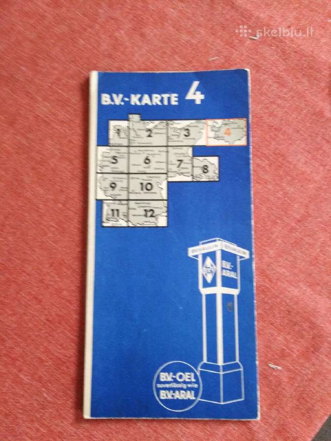 Rytprūsių transporto kelių žemėlapis - nuotraukos Nr. 5