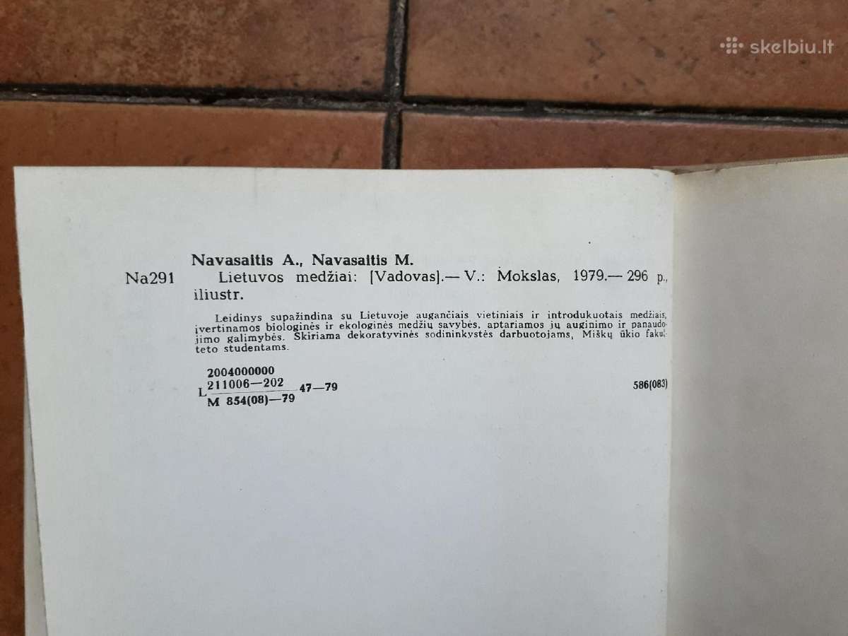 A. Nasvytaitis M. Nasvytaitis "Lietuvos medžiai" - nuotraukos Nr. 15