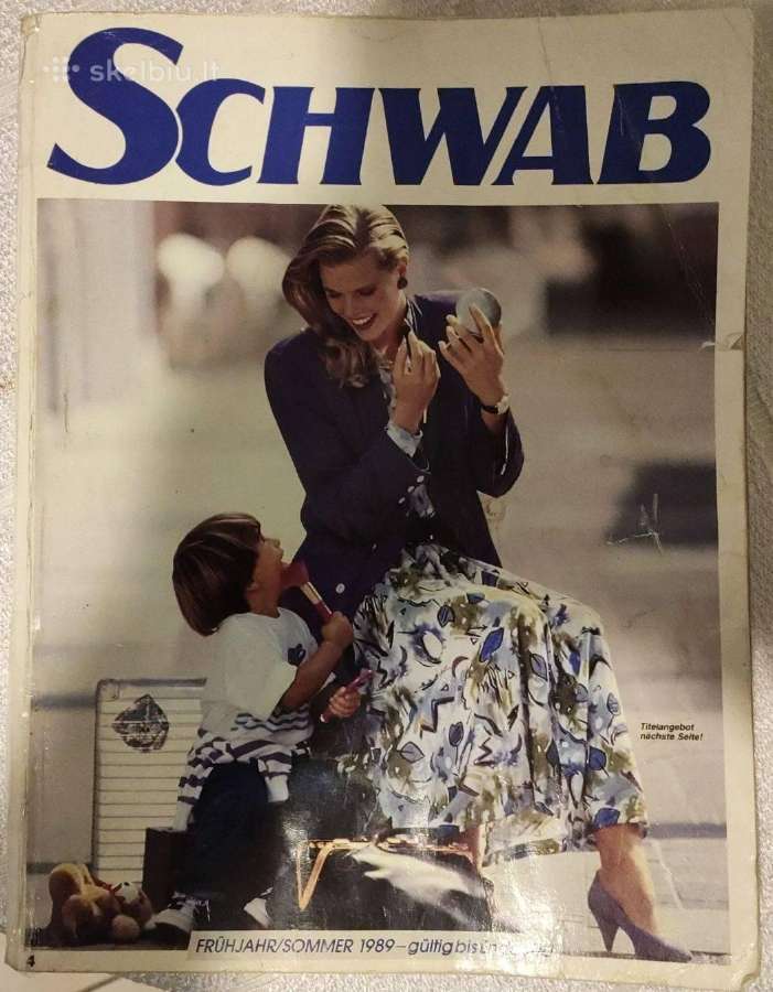 1989 Schwab vasaros katalogas