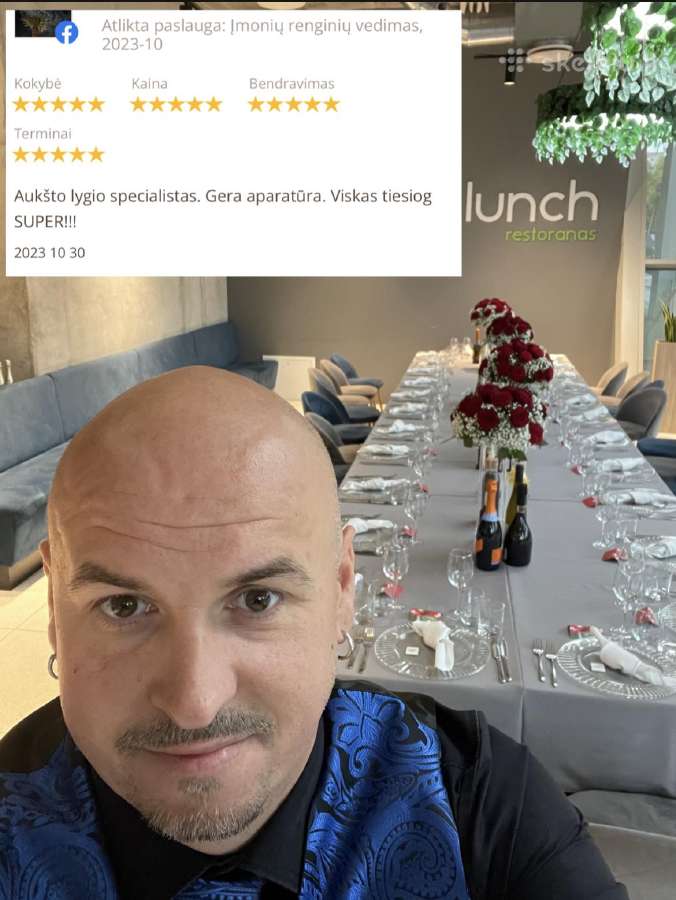 Vedėjas ir Dj viename, su aparatūra - kaina 600€. - nuotraukos Nr. 17