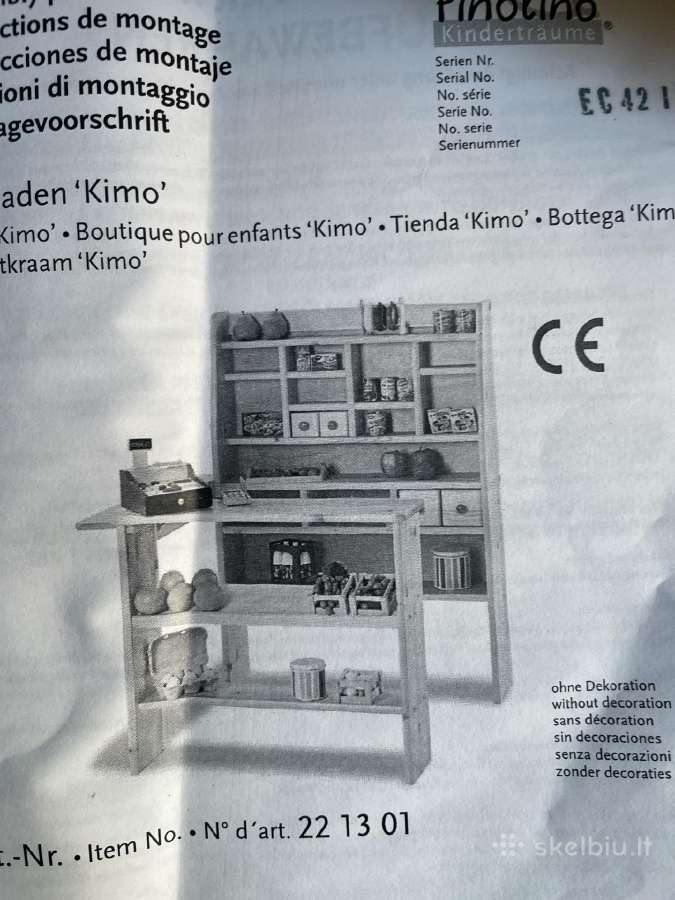 Medinis Pinolino Kimo prekystalis - nuotraukos Nr. 2