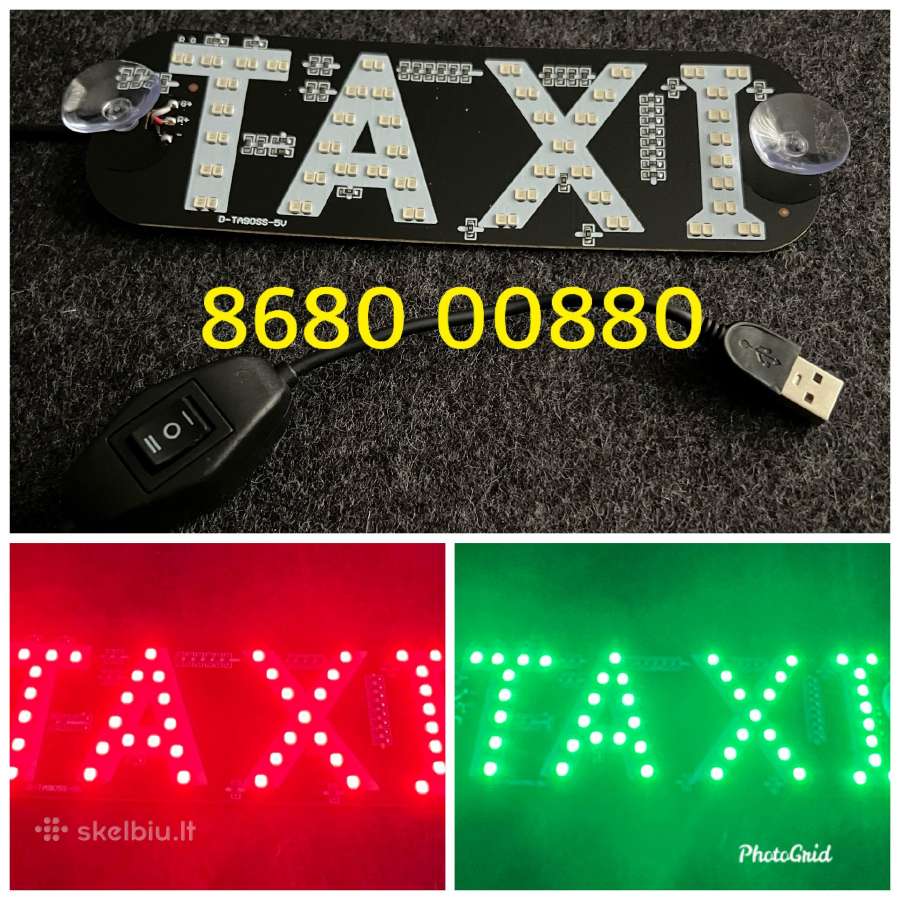 Taksi (Taxi) LED lentelė