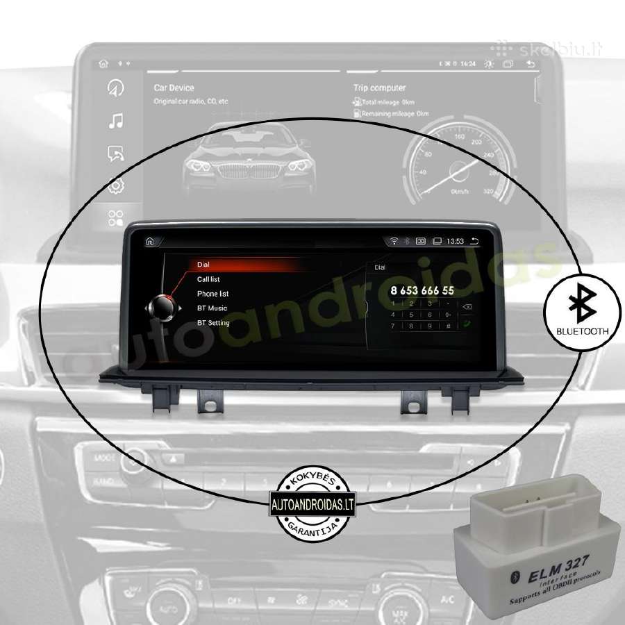 Bmw X1 F48 X2 F49 2015-22 Android multimedia - nuotraukos Nr. 5