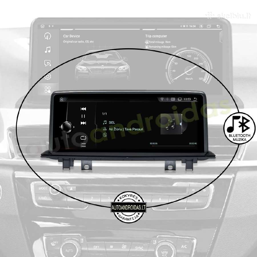 Bmw X1 F48 X2 F49 2015-22 Android multimedia - nuotraukos Nr. 6