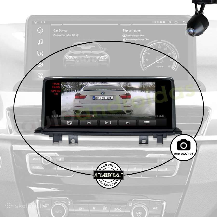 Bmw X1 F48 X2 F49 2015-22 Android multimedia - nuotraukos Nr. 8
