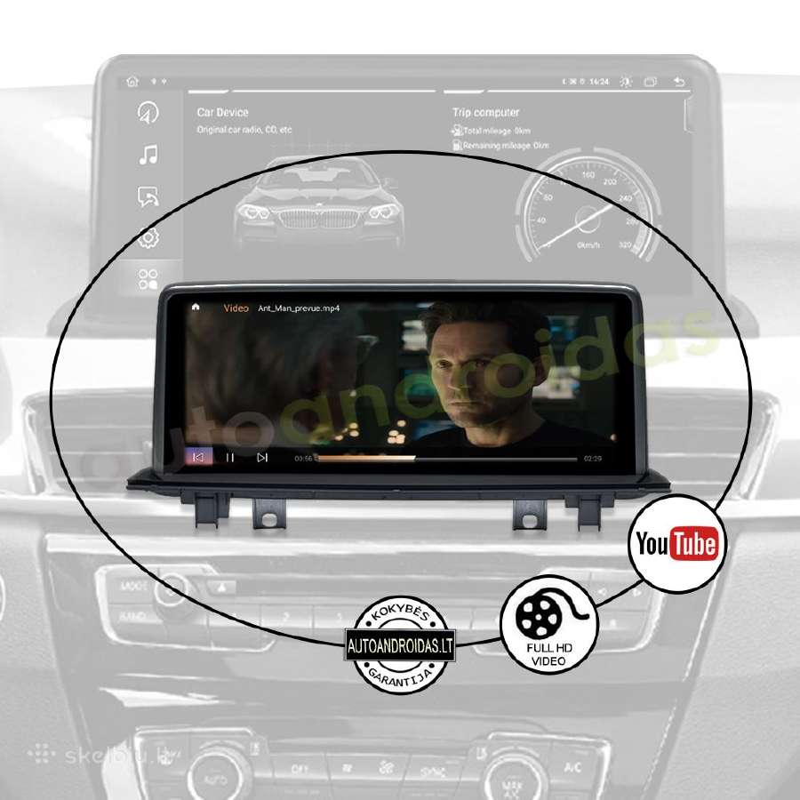 Bmw X1 F48 X2 F49 2015-22 Android multimedia - nuotraukos Nr. 9