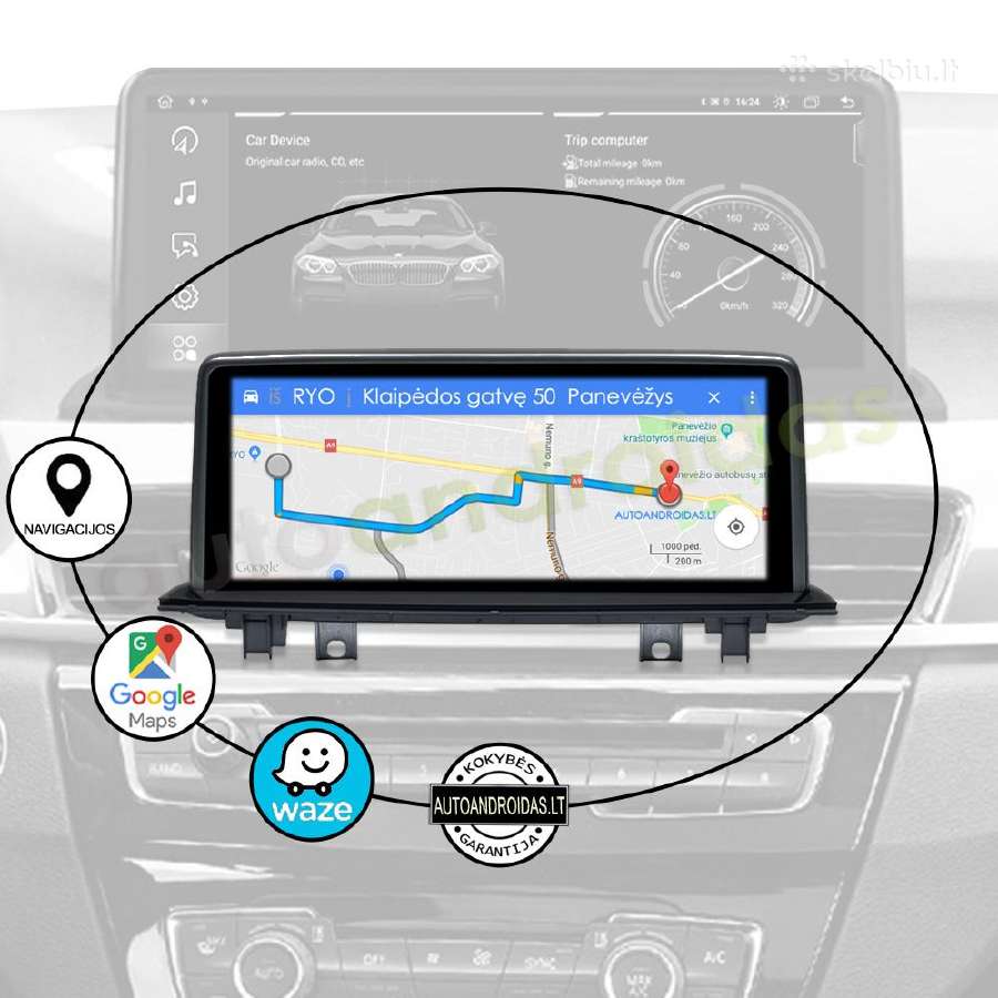 Bmw X1 F48 X2 F49 2015-22 Android multimedia - nuotraukos Nr. 11