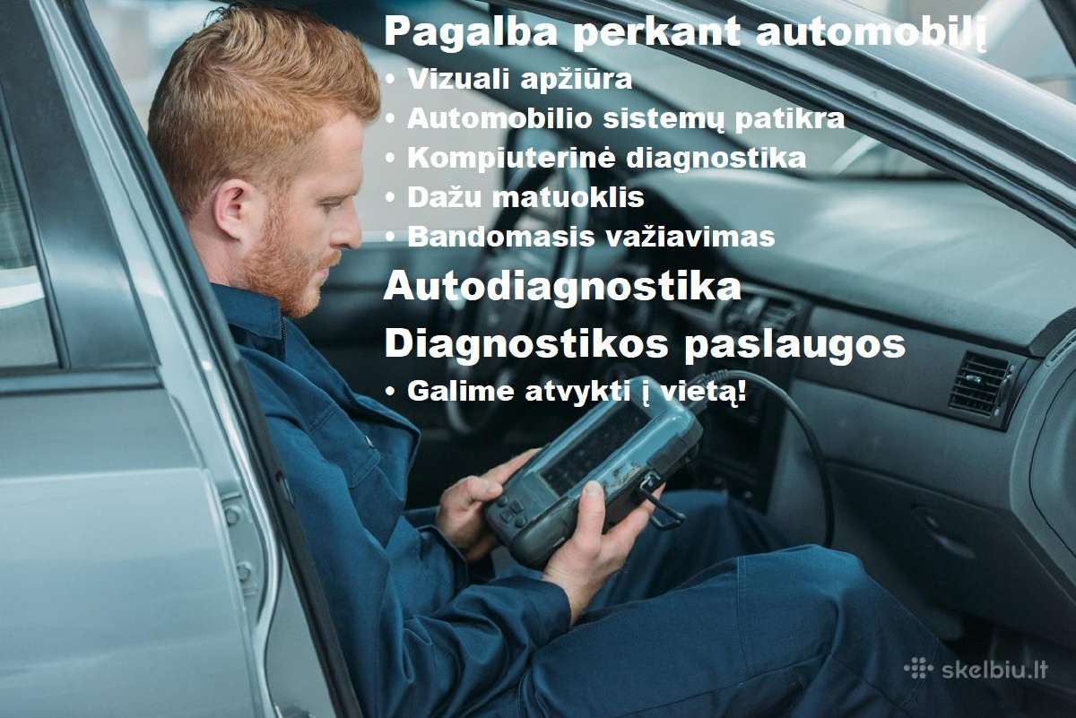 Pagalba perkant automobilį/autodiagnostika