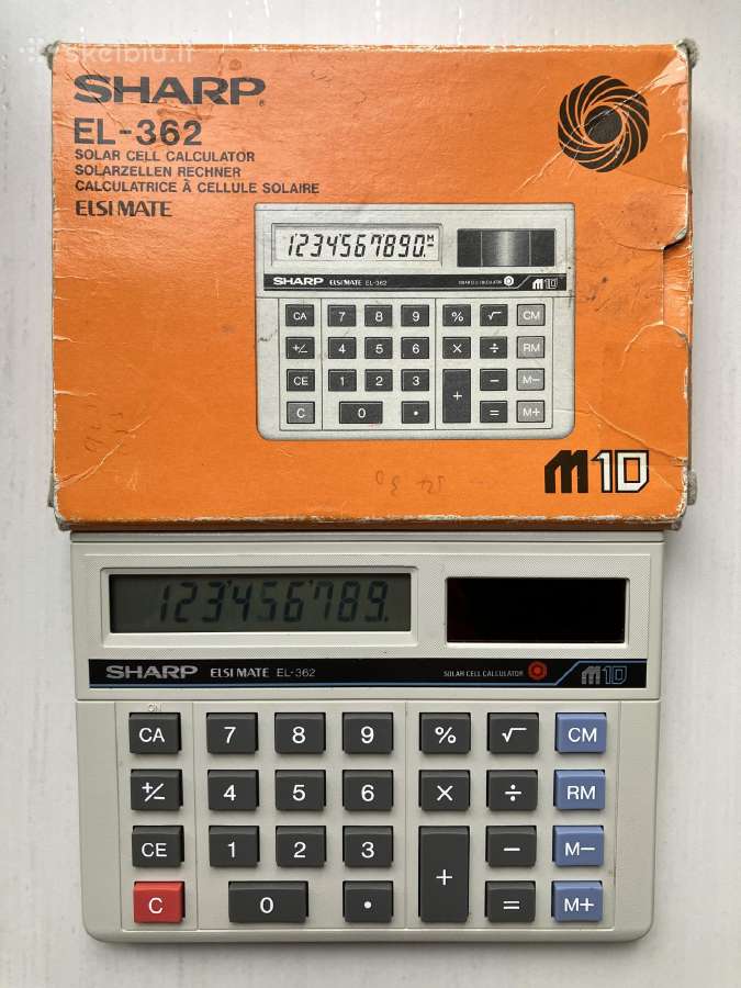 Kalkuliatorius Sharp El-362 Elsi Mate M10