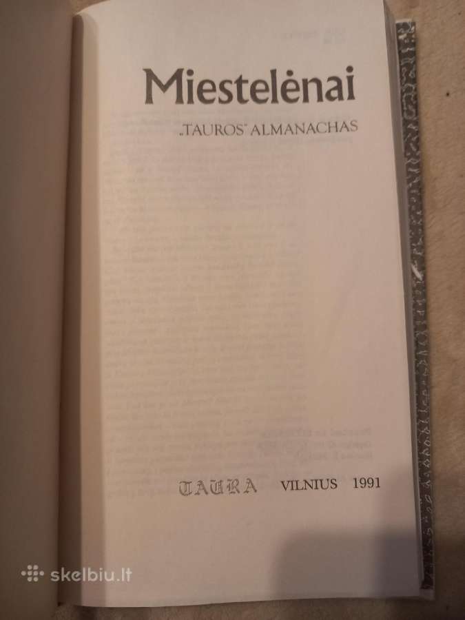 Parduodama knyga "Miestelėnai" - nuotraukos Nr. 3