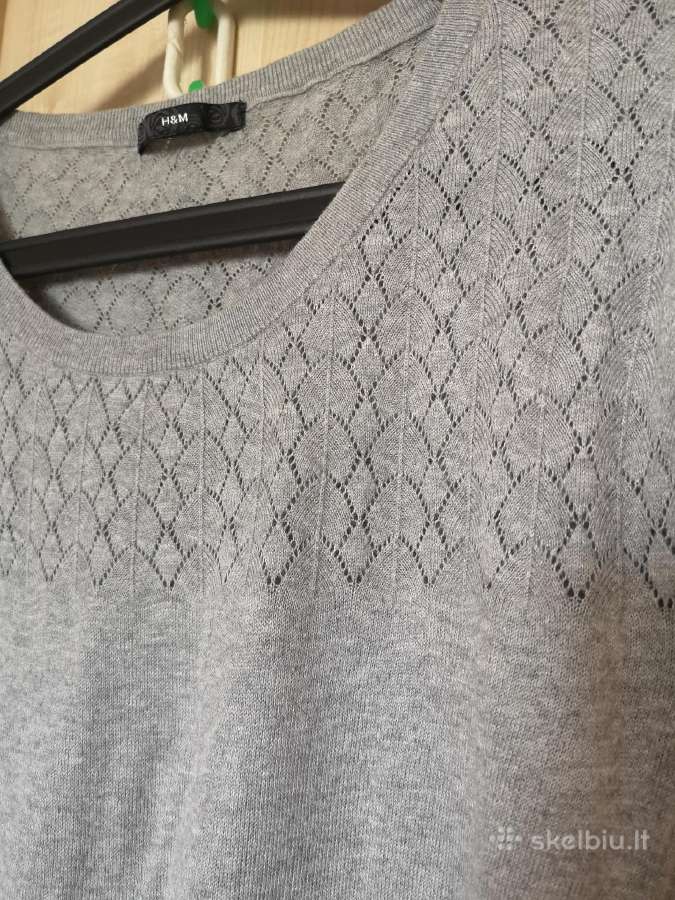 H&m pilka palaidinė trumpomis rankovėmis - nuotraukos Nr. 4