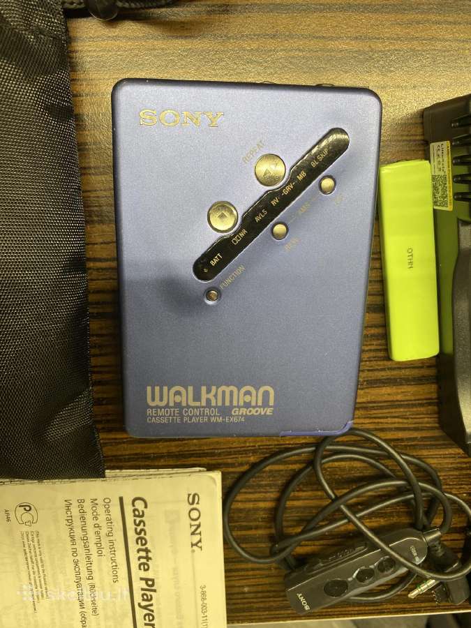 Sony wm ex674 blue - nuotraukos Nr. 4
