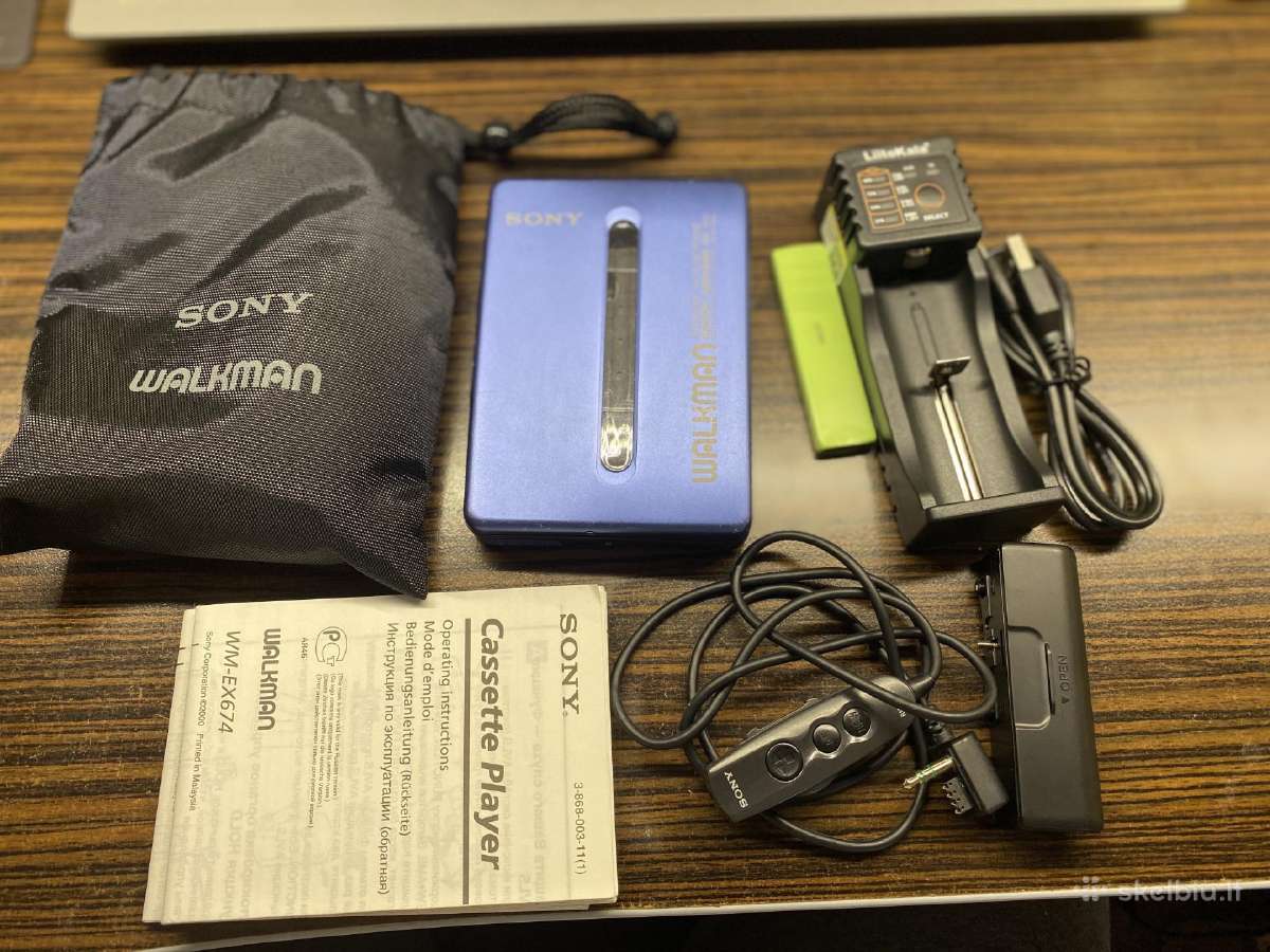 Sony wm ex674 blue - nuotraukos Nr. 2