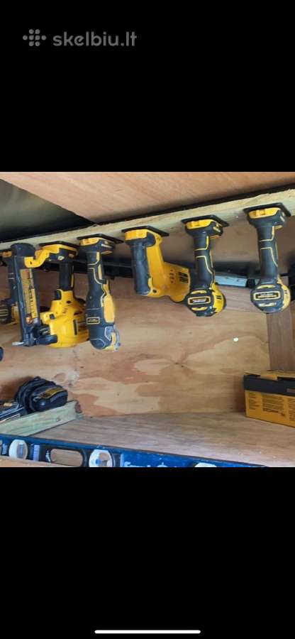 Dewalt įrankio įrankių ir baterijos laikiklis