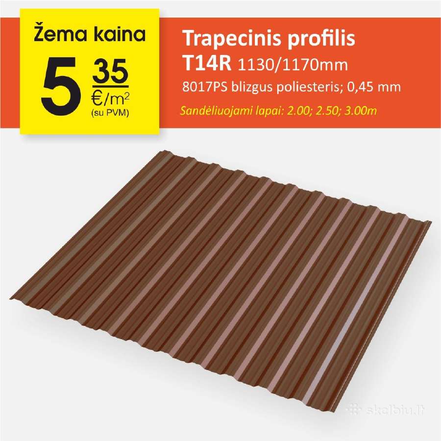 Profiliuota skarda pigiau - nuotraukos Nr. 15