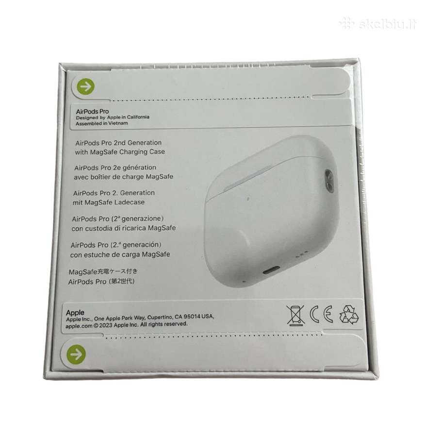 Naujos ausinės neišpakuotos Airpods Pro Gen 2 ,Kla