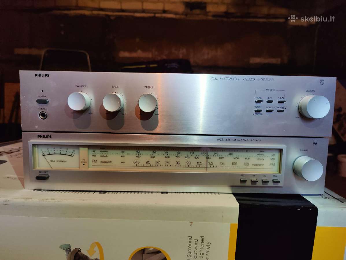 Philips 102l ir 302l Stiprintuvas ir Radijo imtuva