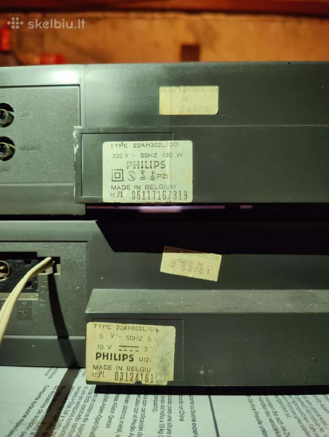 Philips 102l ir 302l Stiprintuvas ir Radijo imtuva - nuotraukos Nr. 5