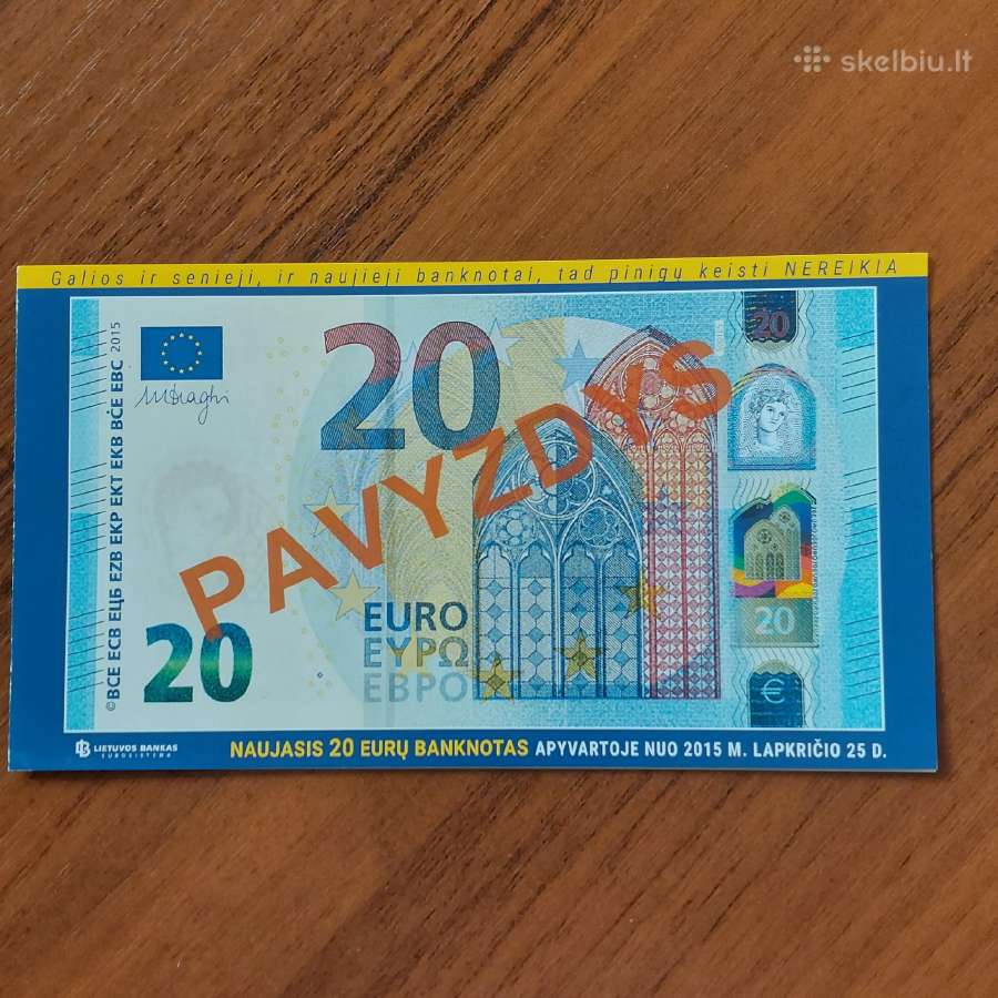 Lankstinukas " 20 Euro Pavyzdys "