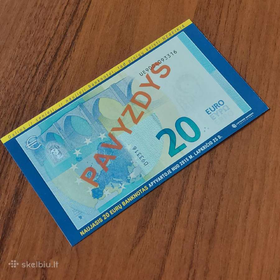 Lankstinukas " 20 Euro Pavyzdys " - nuotraukos Nr. 3