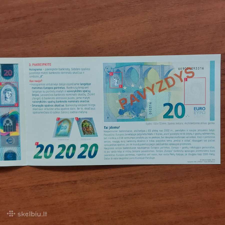 Lankstinukas " 20 Euro Pavyzdys " - nuotraukos Nr. 11