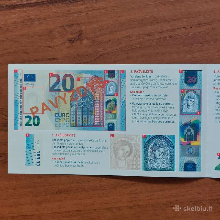 Lankstinukas " 20 Euro Pavyzdys " - nuotraukos Nr. 12