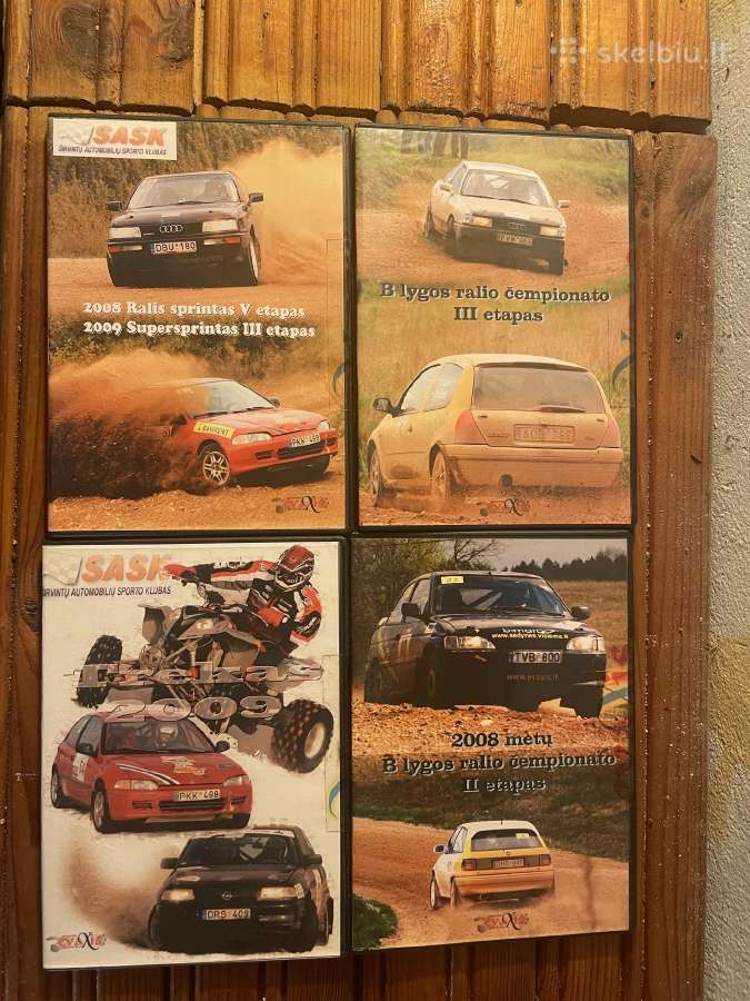 Lietuvos ralio, enduro Dvd. Ralis. Rally.
