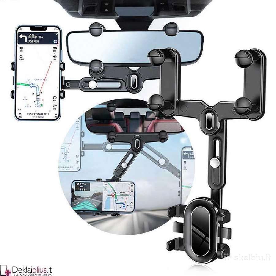 Automobilinis telefono laikiklis su 360 kojele - nuotraukos Nr. 4