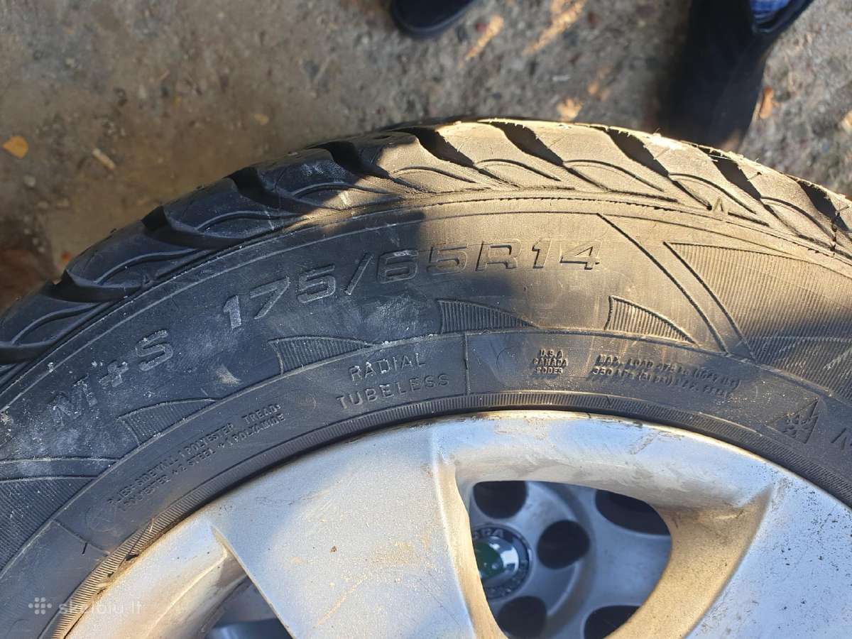 Goodyear 175/65/r14 Ms dygliuotos su liet. Ratais - nuotraukos Nr. 3