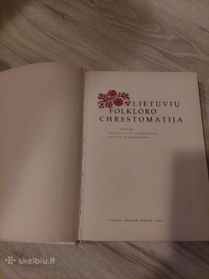 Lietuvių folkloro chrestomatija - nuotraukos Nr. 2
