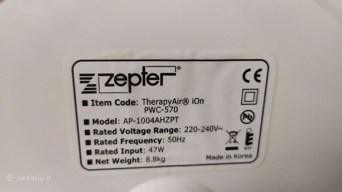 Zepter „Therapy Air ion“ oro valytuvas - nuotraukos Nr. 2