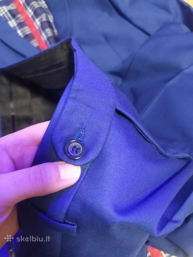Vieną kartą vilketas kostiumas 80% vilnos - nuotraukos Nr. 7
