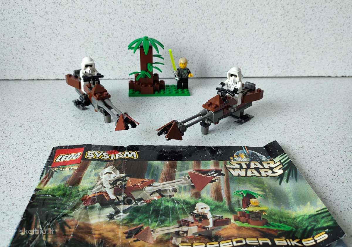Lego Star Wars 7128 Greitaeigiai motociklai